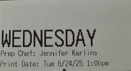 Day of the Week label example